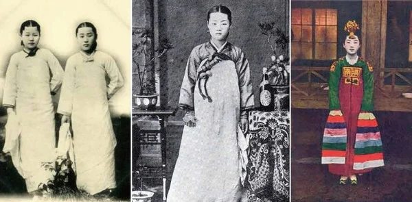 昔の韓国人女性の写真