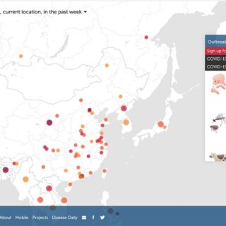 healthmapという公衆衛生上の脅威の病気の発生の監視とリアルタイム監視システム