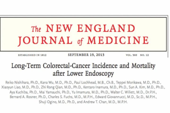 がん検診反対派の方、大腸がんは内視鏡検査をすると死亡率が68％減少という結果でましたけど。