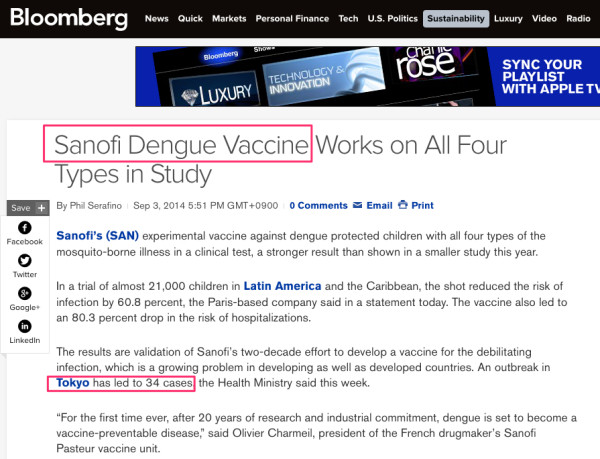 Sanofi_Dengue_Vaccine_Works_on_All_Four_Types_in_Study_-_Bloomberg