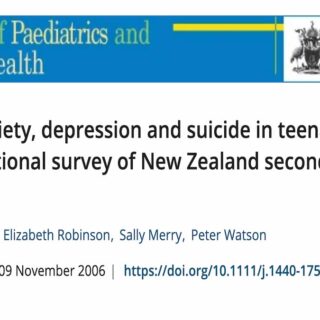 論文「ニキビに悩む１０代の若者の３分の１に自殺願望」