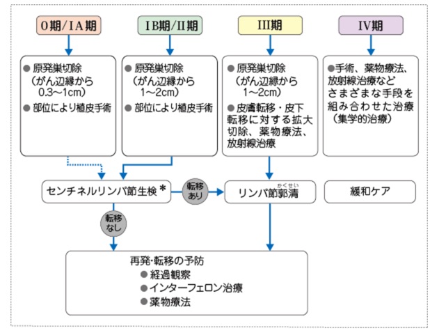 悪性黒色腫の標準治療方法