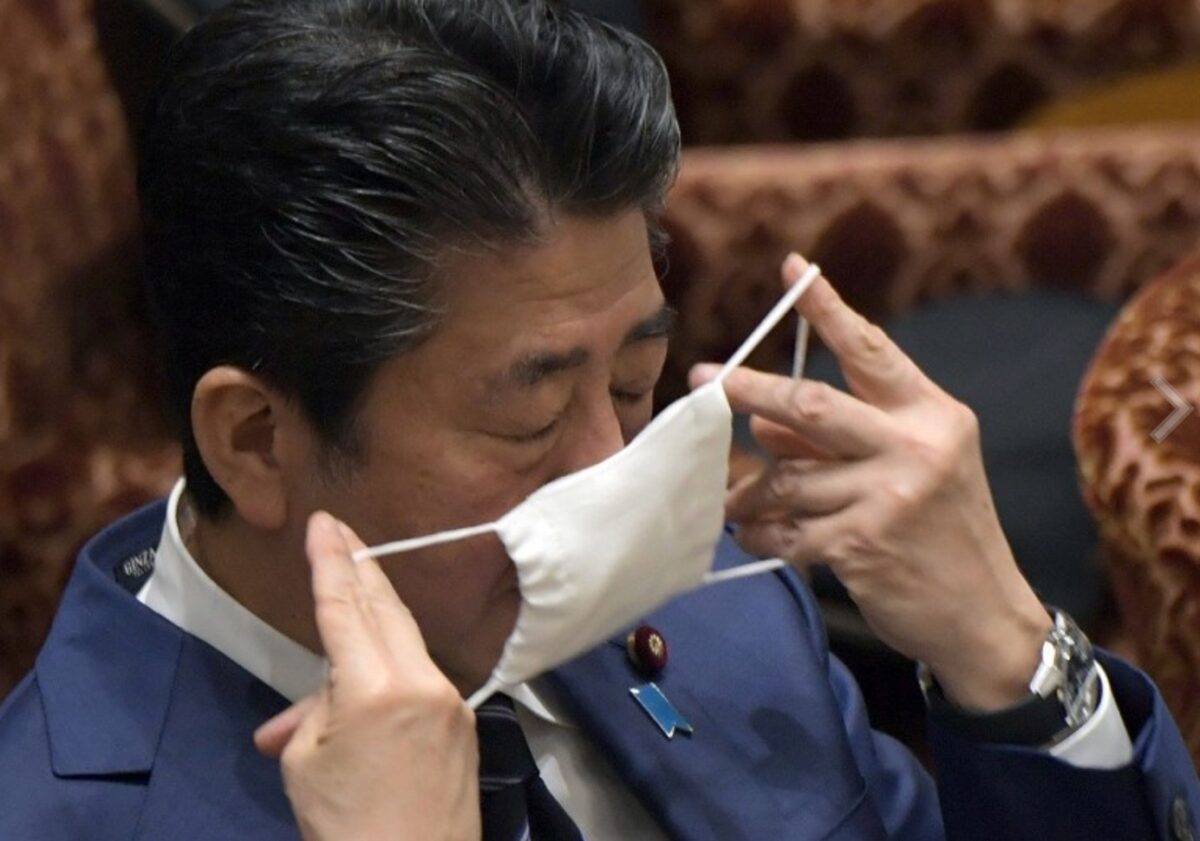 各家庭に配布される布製マスクの効果と目的を検証しました。