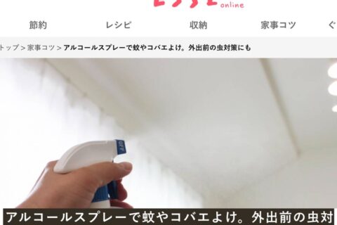 危険だよ❗「殺虫剤を使わないでアルコールスプレーで蚊を撃退」は下手すりゃ火災発生！