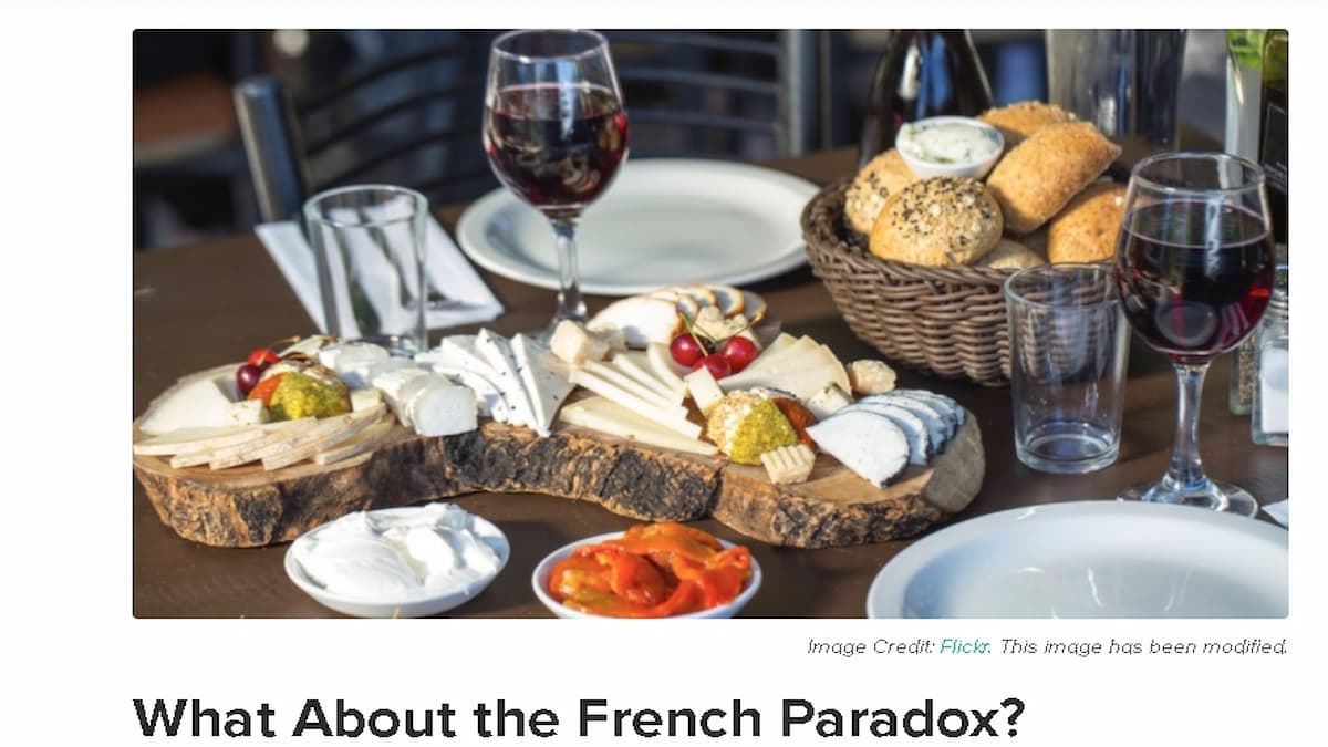 地中海食神話崩壊の危機。フレンチパラドックスのポイントは本当に赤ワインなの？