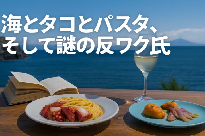 海とタコとパスタ、そして謎の反ワクK氏